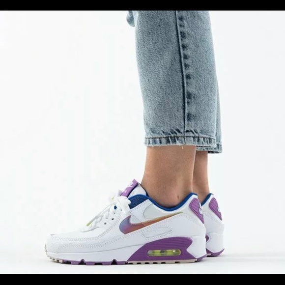 Nike Air Max 90 SE (Womens Sizes) Shoes CJ0623 100 - Picture 8 of 9